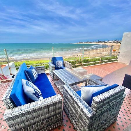 Splendid Beachfront Villa In Sidi Bouzid Beach With Pool Douar Ourlali ภายนอก รูปภาพ