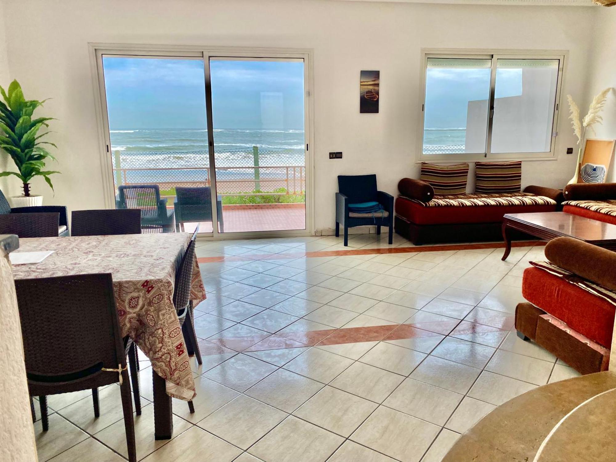 Splendid Beachfront Villa In Sidi Bouzid Beach With Pool Douar Ourlali ภายนอก รูปภาพ